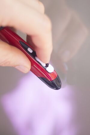 Digital optical mouse pen usb wireless computer writing device with click button and wheel.の写真素材