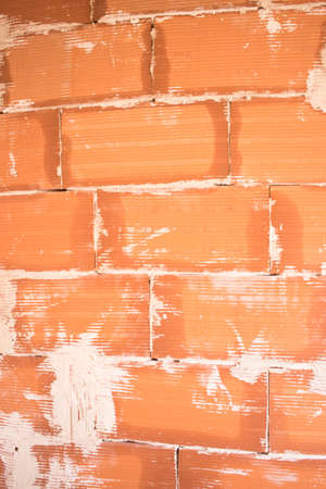 Building renovation works in appartment showing refurbishments works by builders to renovate walls.の写真素材
