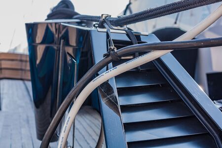 Monaco, Monte-Carlo, France, September 27, 2018: Moments from the annual Monaco Yacht Show, focusing...
