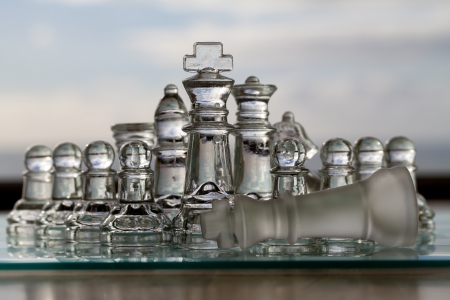 Chess Pieces, Set - Business Concept Series - strategy, competition, win, checkmate の写真素材
