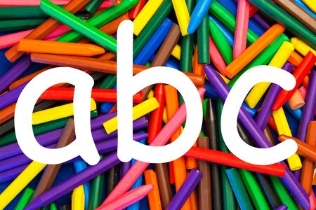 Letters a b c - fun alphabet series for kids の写真素材