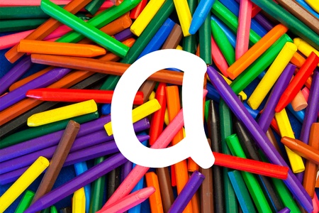 Letter A - fun alphabet series for kids の写真素材