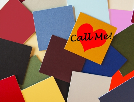 Call Me - signの写真素材