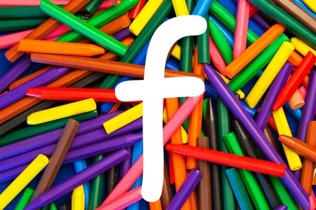Letter F - fun alphabet series for kids の写真素材