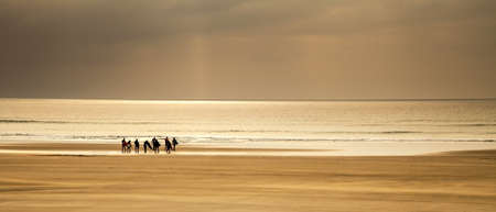 Surfing Lessons の写真素材