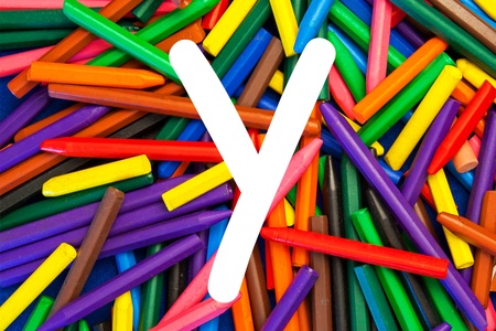 Letter Y - alphabet series for kids の写真素材