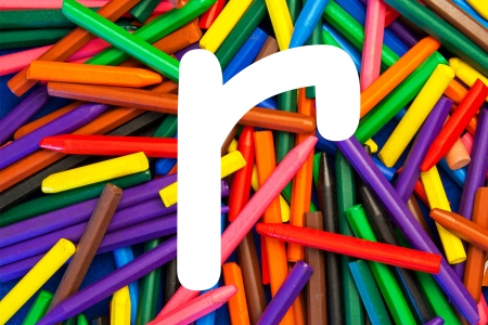 Letter R - fun alphabet series for children の写真素材