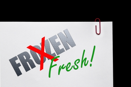Frozen or Fresh Food   Nutrition and Diet の写真素材
