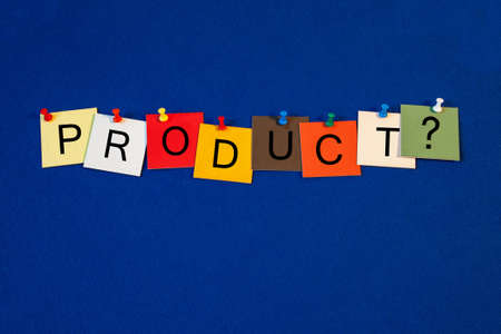 Product - sign series for business terms, product, advertising, marketing   の写真素材