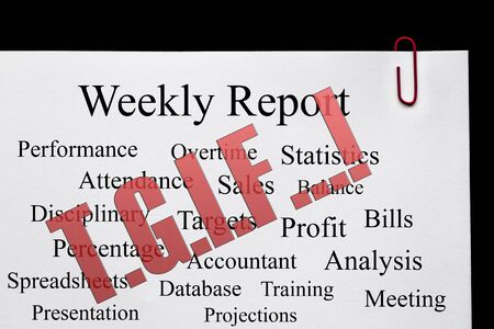 Weekend - TGIF - Thank God It's Friday !の写真素材