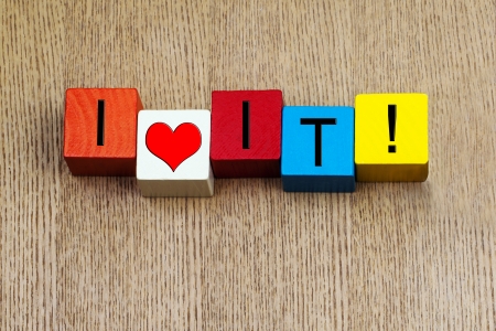 I Love It - sign seriesの写真素材