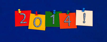 2014 New Year sign for New Years Eve Celebrationsの写真素材