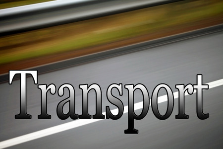 Transport, business sign, banner or header for industry transport, costs, logistics etcの写真素材