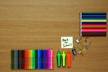 Back to School, holidays / vacation over, education background - plenty of design space!の写真素材