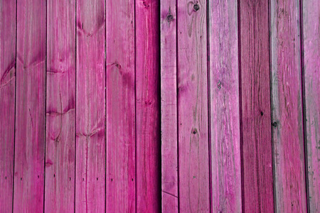 Pink Wooden Doors / Planks / Panels / Vertical Slats - Stripes Pattern as a Background Texture.の写真素材