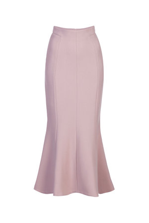 Long skirt isolated on whiteの写真素材