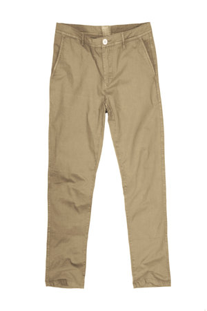 Mens pants isolated on white background,の写真素材