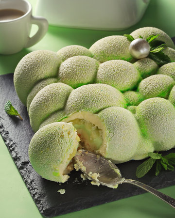 Apple Oolong - Apple Mousse Cakeの写真素材
