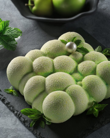 Apple Oolong - Apple Mousse Cakeの写真素材