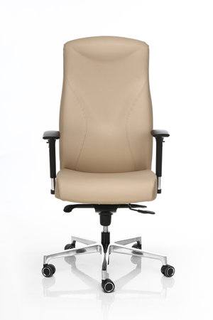 Modern office chair. Isolated on white.の写真素材