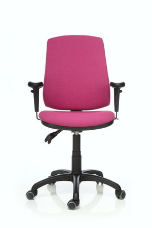 Pinr chair of office on a over white backgroundの写真素材