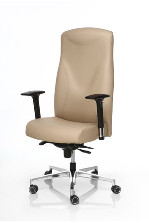 Modern office chair. Isolated on white.の写真素材