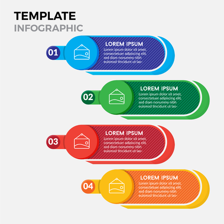 Template Business Infographic Elementsのイラスト素材
