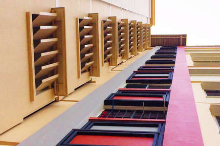 Buildings vector patternの素材