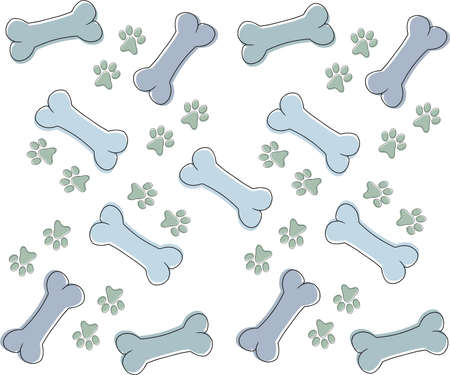 Illustration for dog lovers, colorful, cute, simple dog theme vector arts.のイラスト素材