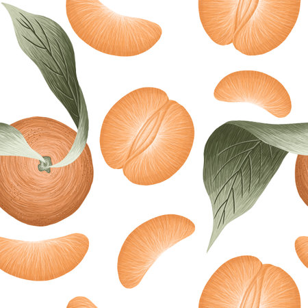 Christmas/winter seamless pattern with seasonings.の写真素材