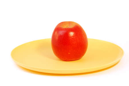 Apple on a white background ready to useの写真素材