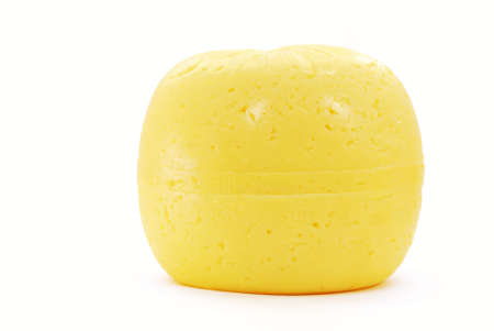A cheese isolated on a white backgroundの写真素材