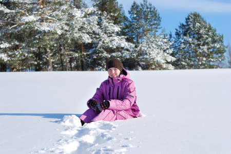 Relax in good winter dayの写真素材