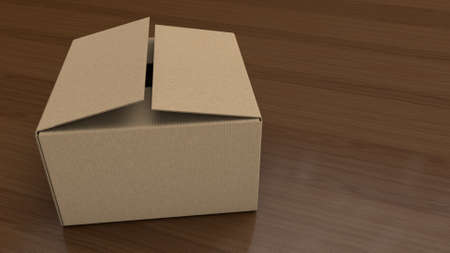 3D Rendering: Package, Pack, Box, mockup templateの写真素材