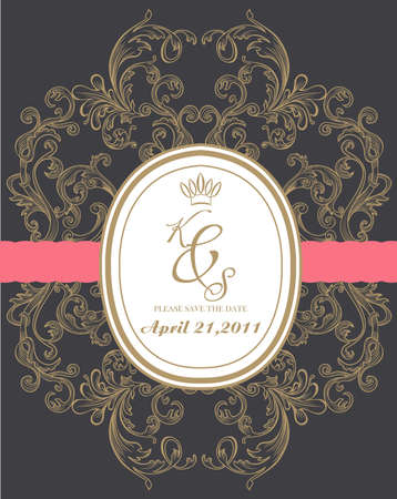 vintage best card everのイラスト素材