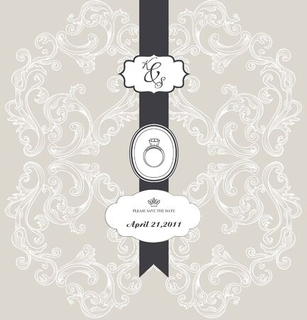 vintage best card everのイラスト素材