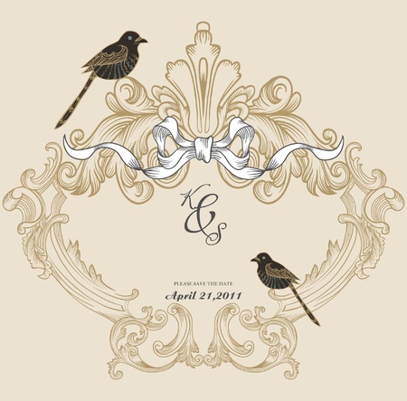 vintage best card ever のイラスト素材