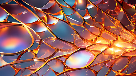 Abstract background. 3d rendering 3d illustration. Glass texture. generated by AIの素材
