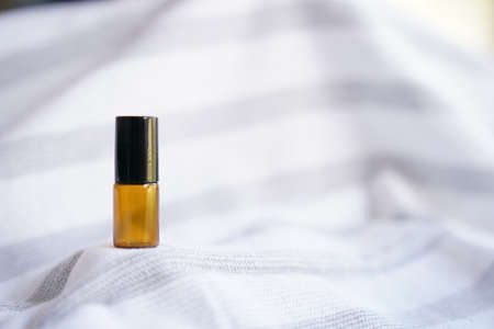 Amber glass bottles for cosmetic use