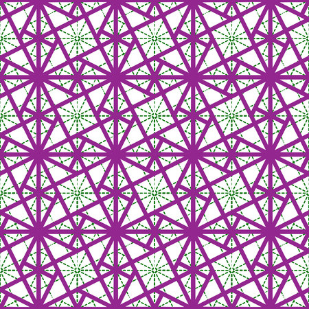 vector repeat pattern. Complex abstract geometric pattern with linesのイラスト素材