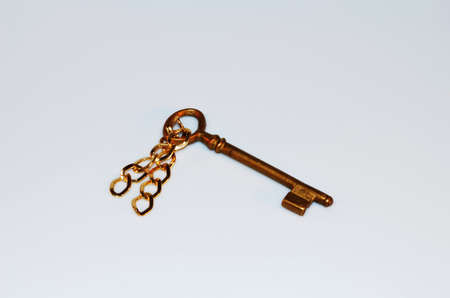 Old Golden Key Lost In Time  の写真素材