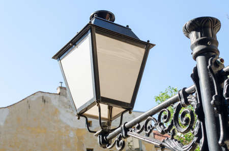 image of streetlight against the skyの写真素材