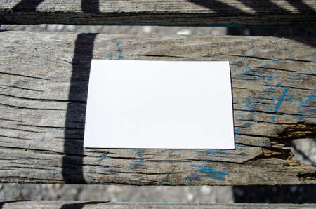 Blank Note Book on Wooden Background Retro Rustic Style with Place for Concept and Idea text