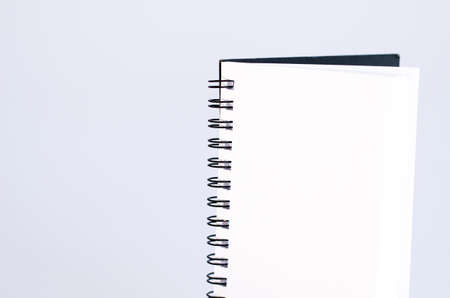 Notebook or copybook isolated on white backgroundの写真素材
