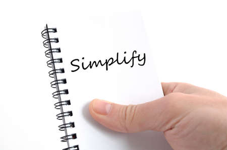 Business man hand and notebook isolated on whiteの写真素材