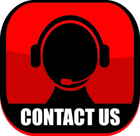 Contact us icon のイラスト素材