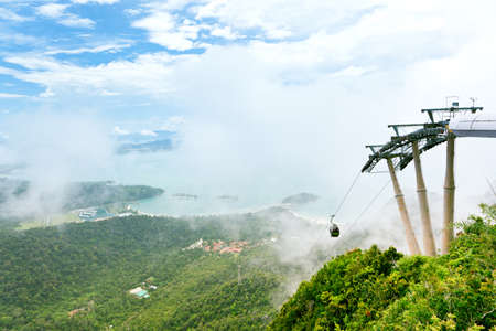 Langkawi Cable Car attraction, Malaysiaの写真素材