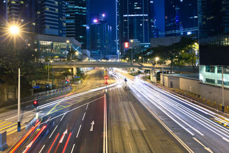 Hong Kong Central at night