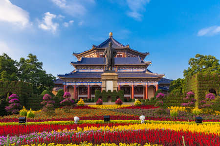 Sun Yat-Sen memorial hall in Guangzhou, Chinaのeditorial素材