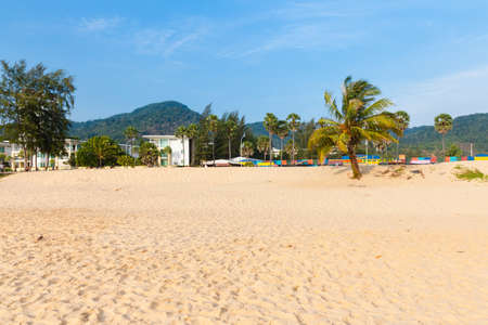 Phuket, Thailand - April 17, 2016: Daytime view of the Karon Beach on April 17, 2016 in Phuket, Thailandのeditorial素材